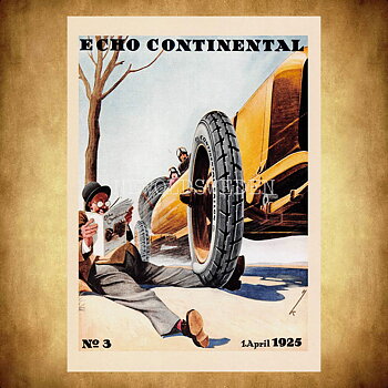 CONTINENTAL ECHO 1925 - Vykort A5