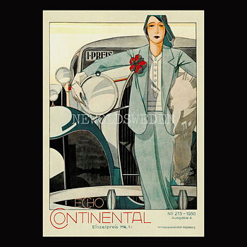 CONTINENTAL ECHO 1930 - Vykort A5