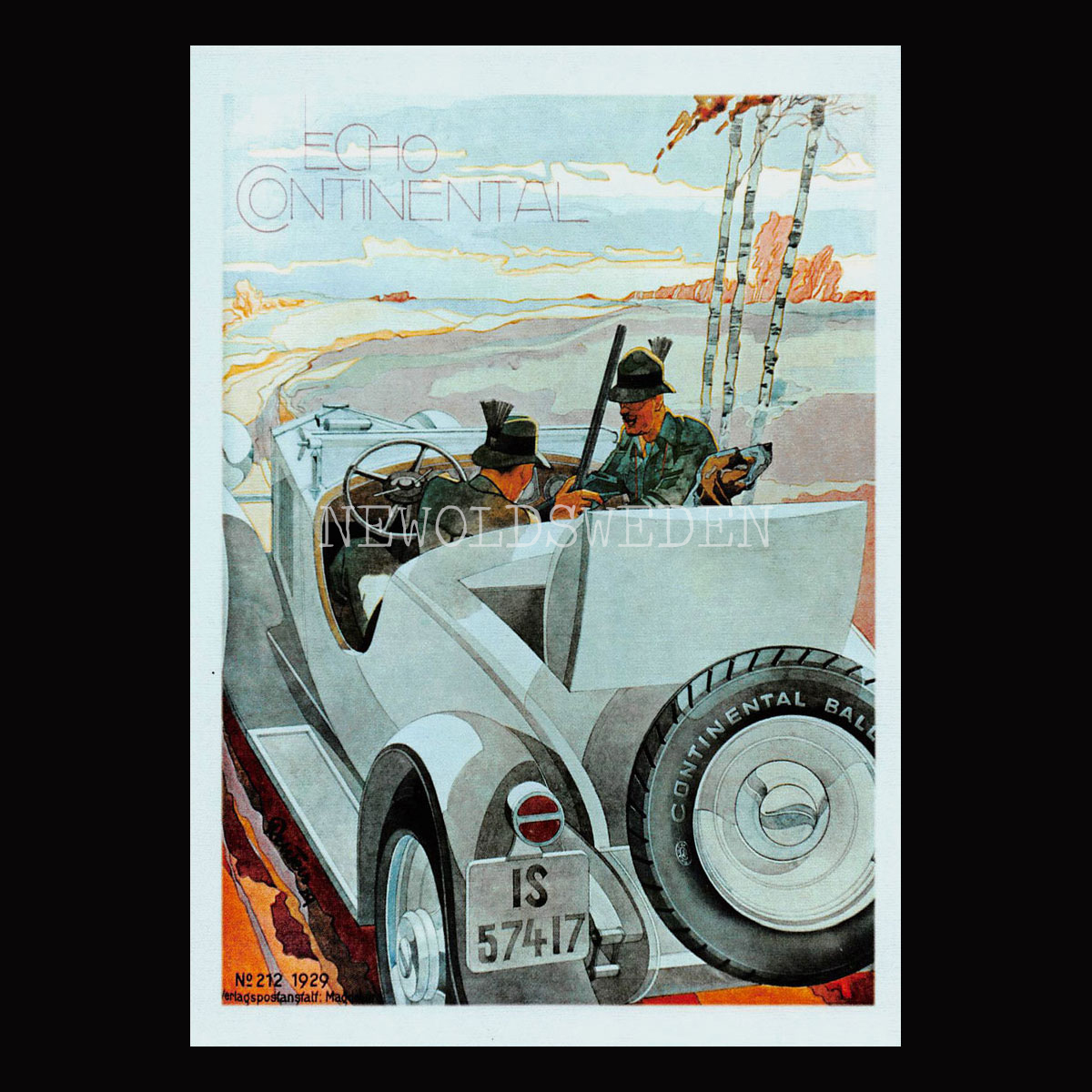 CONTINENTAL ECHO 1929 - Vykort A5
