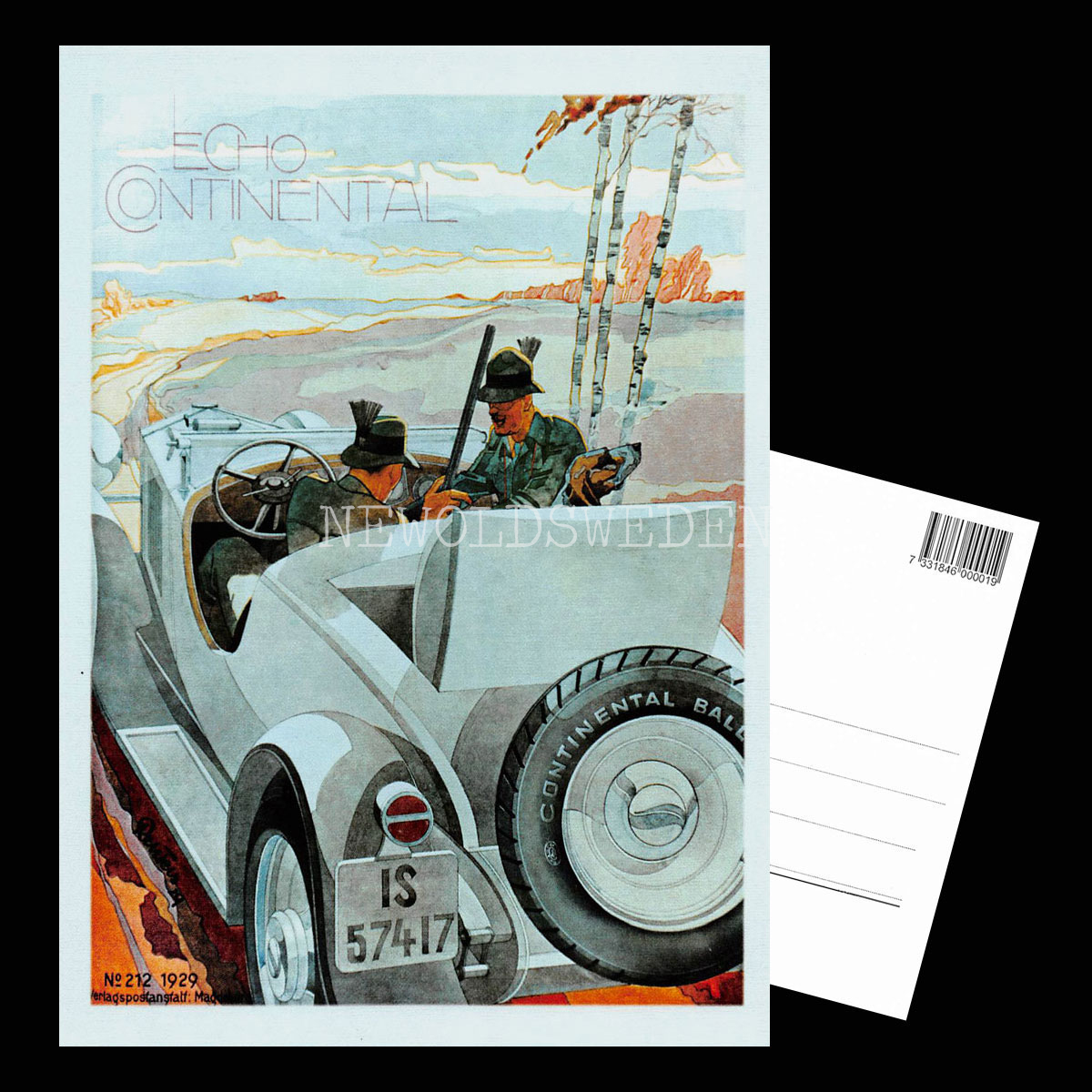 CONTINENTAL ECHO 1929 - Vykort A5 - 3