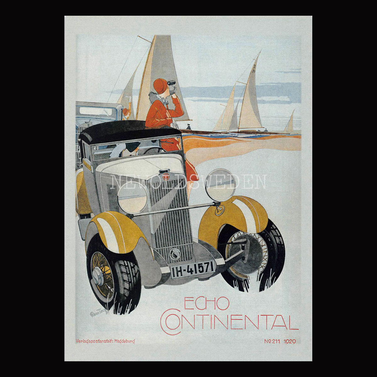 CONTINENTAL ECHO 1929 - Vykort A5
