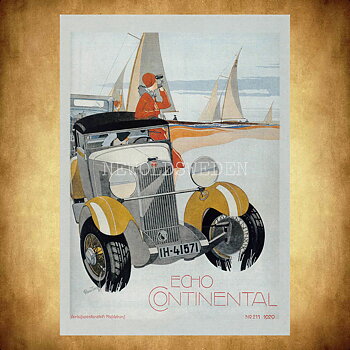 CONTINENTAL ECHO 1929 - Vykort A5
