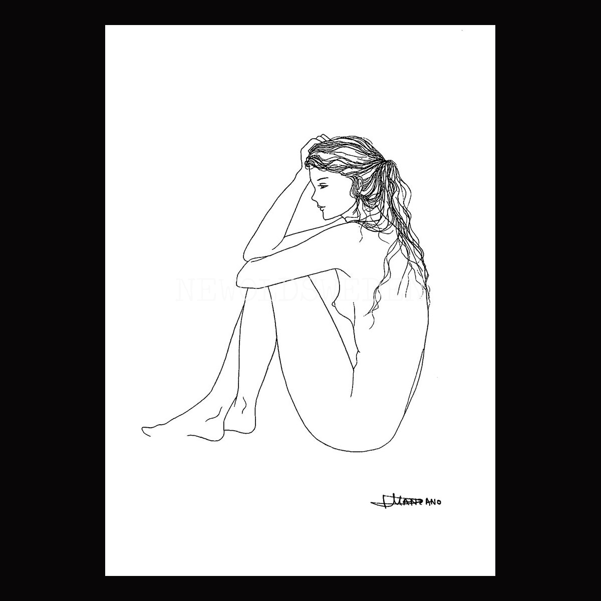 QVINNA II - Vykort A5