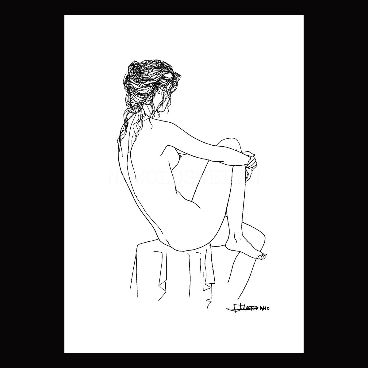QVINNA III - Vykort A5