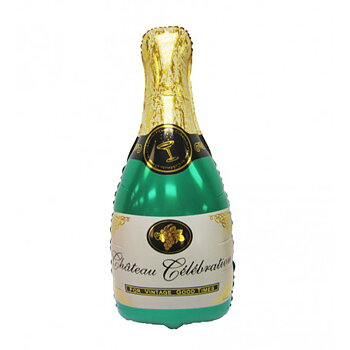 BALLONG I FORM AV EN STOR CHAMPAGNEFLASKA
