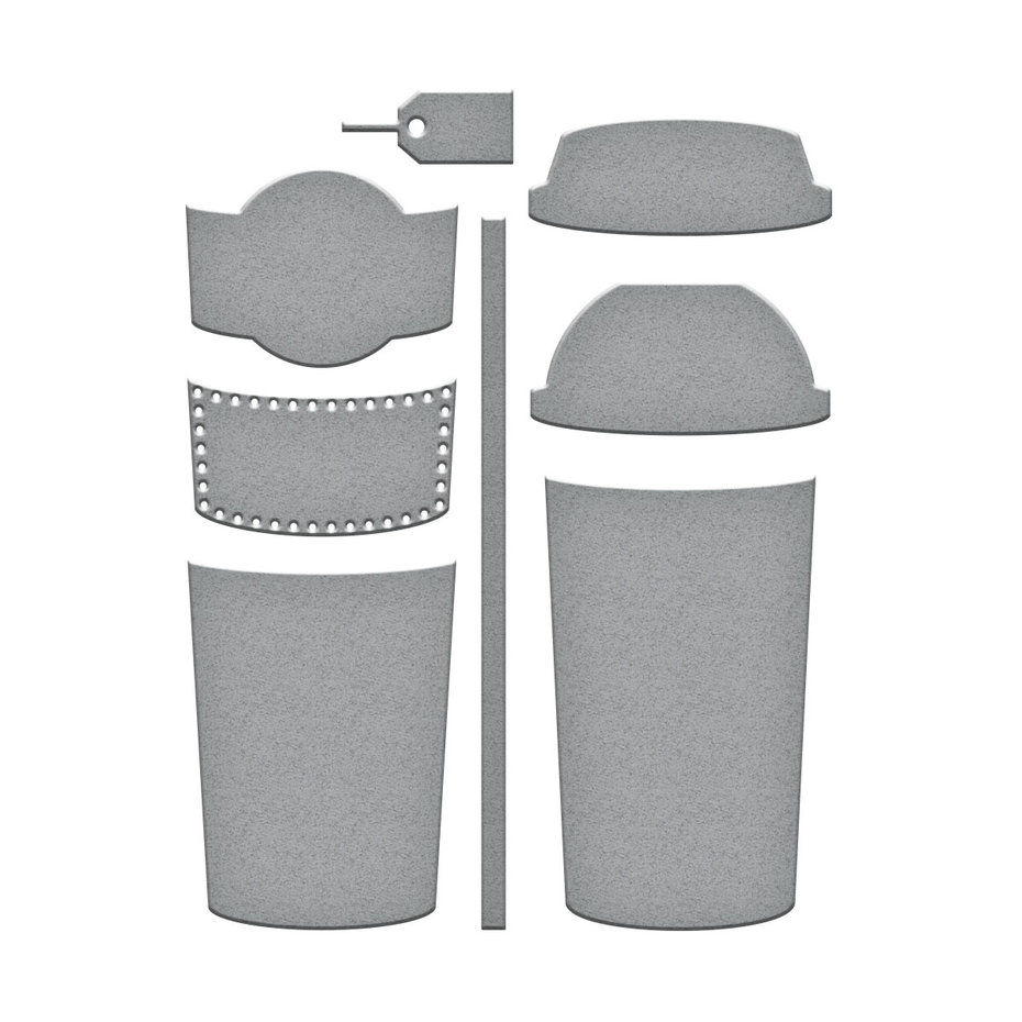 Coffee or Tea Etched Dies 