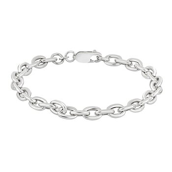 Siersbøl  ankarlänk silver