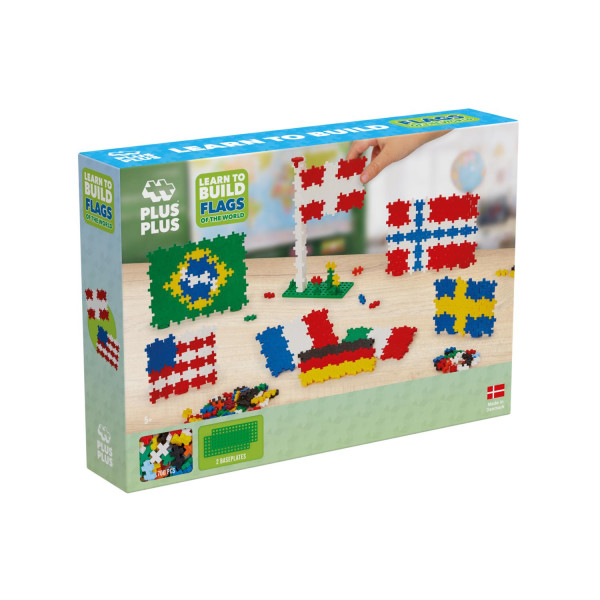 Box Plus-Plus Learn to Build Flags of the World