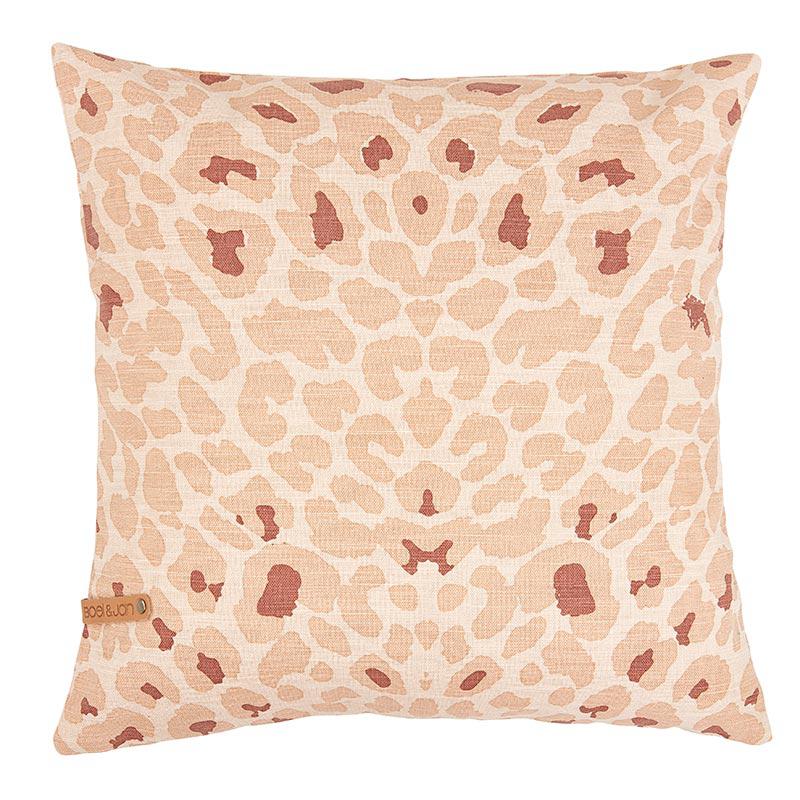 Soft Leopard Rosa Kuddfodral