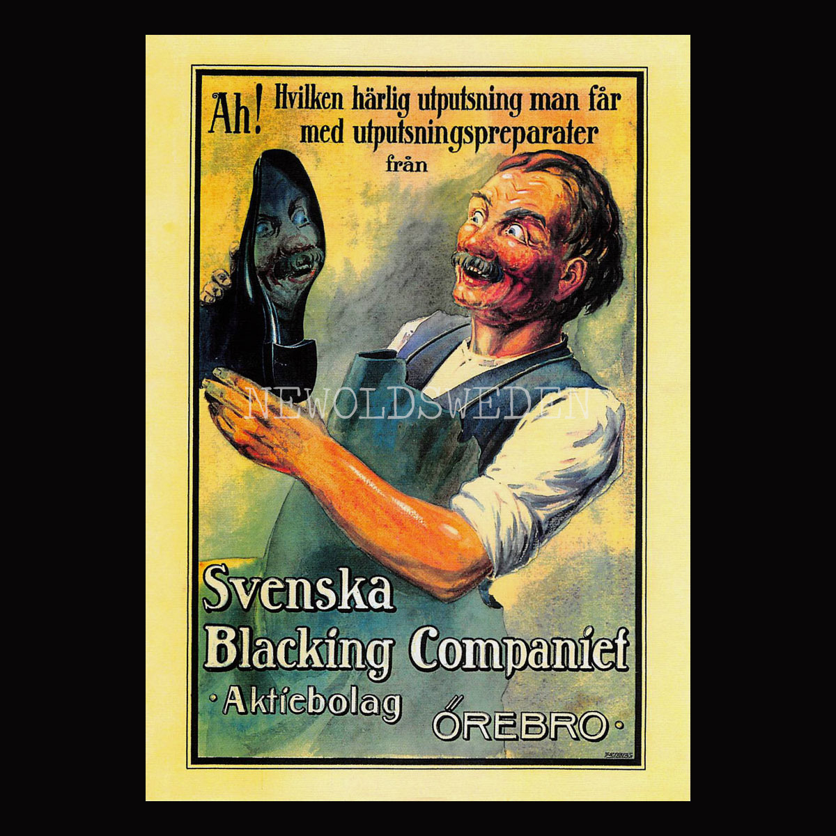 Svenska Blacking Companiet ÖREBRO - Vykort A5