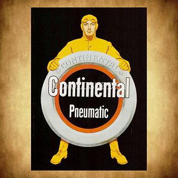 CONTINENTAL Pneumatic - Vykort A5