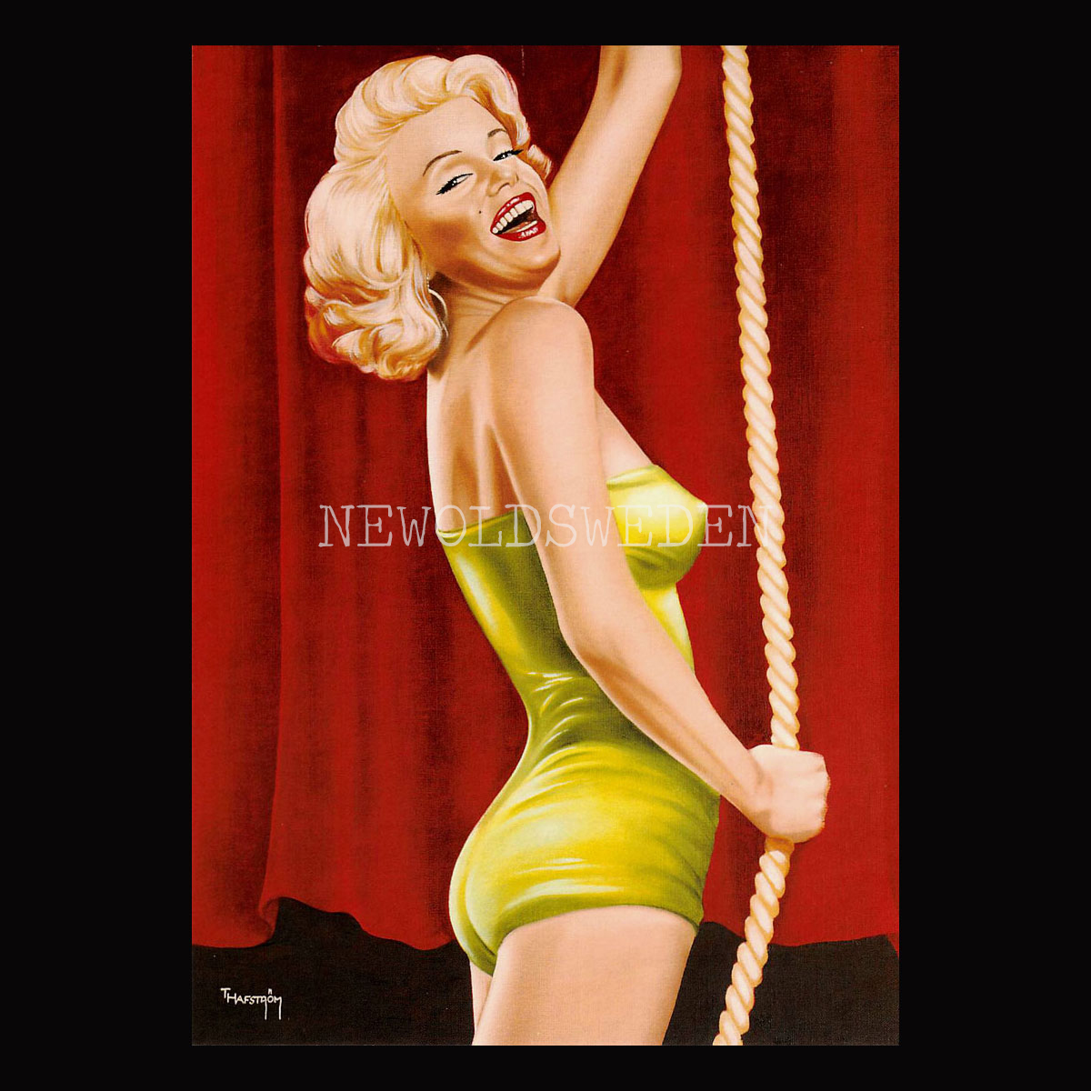 Tomas Hafström Marilyn Monroe Nr: 14 av 15 - Vykort A5