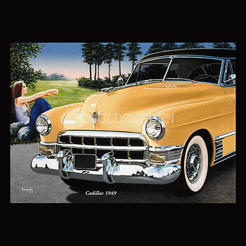 Cadillac 1949 - Vykort A5