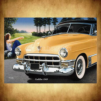 Cadillac 1949 - Vykort A5