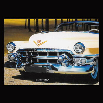Cadillac 1953 - Vykort A5