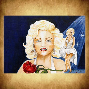 Marilyn Monroe 1926-1962 - Ewa-Marie Arngrip - Vykort A5