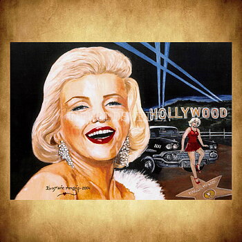 Marilyn Monroe 1926-1962 - Ewa-Marie Arngrip - Vykort A5
