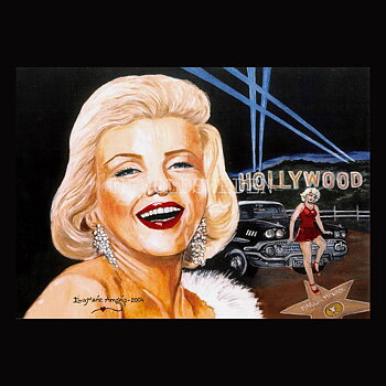 Marilyn Monroe 1926-1962 - Ewa-Marie Arngrip - Vykort A5