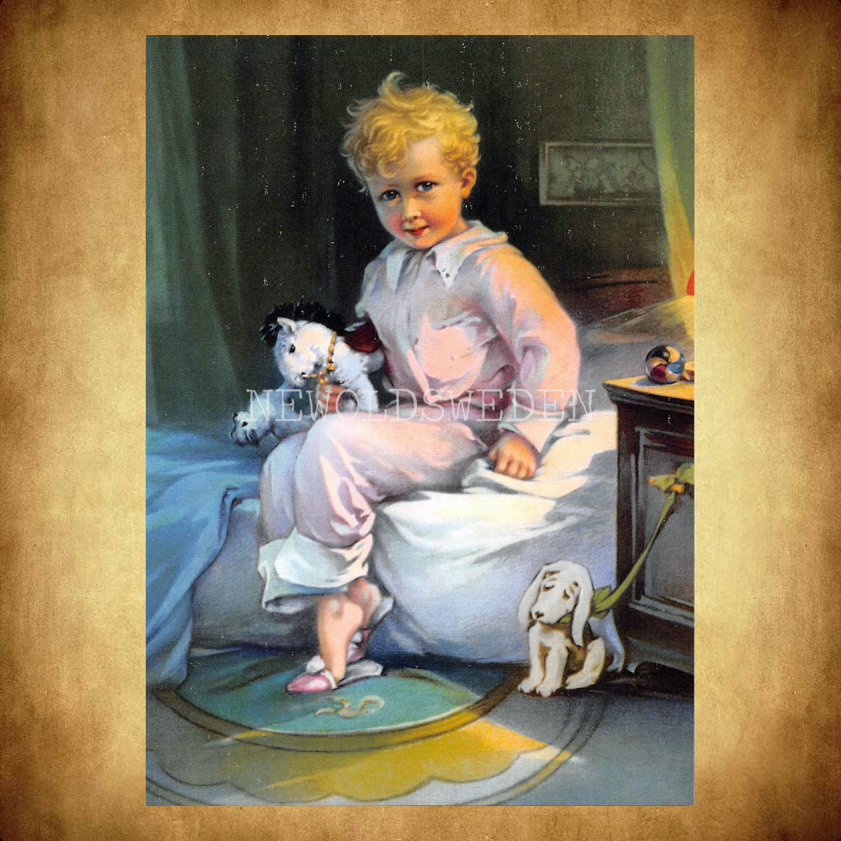 Grattiskort - Motiv från början 1900-talet - Vykort A5 - 2