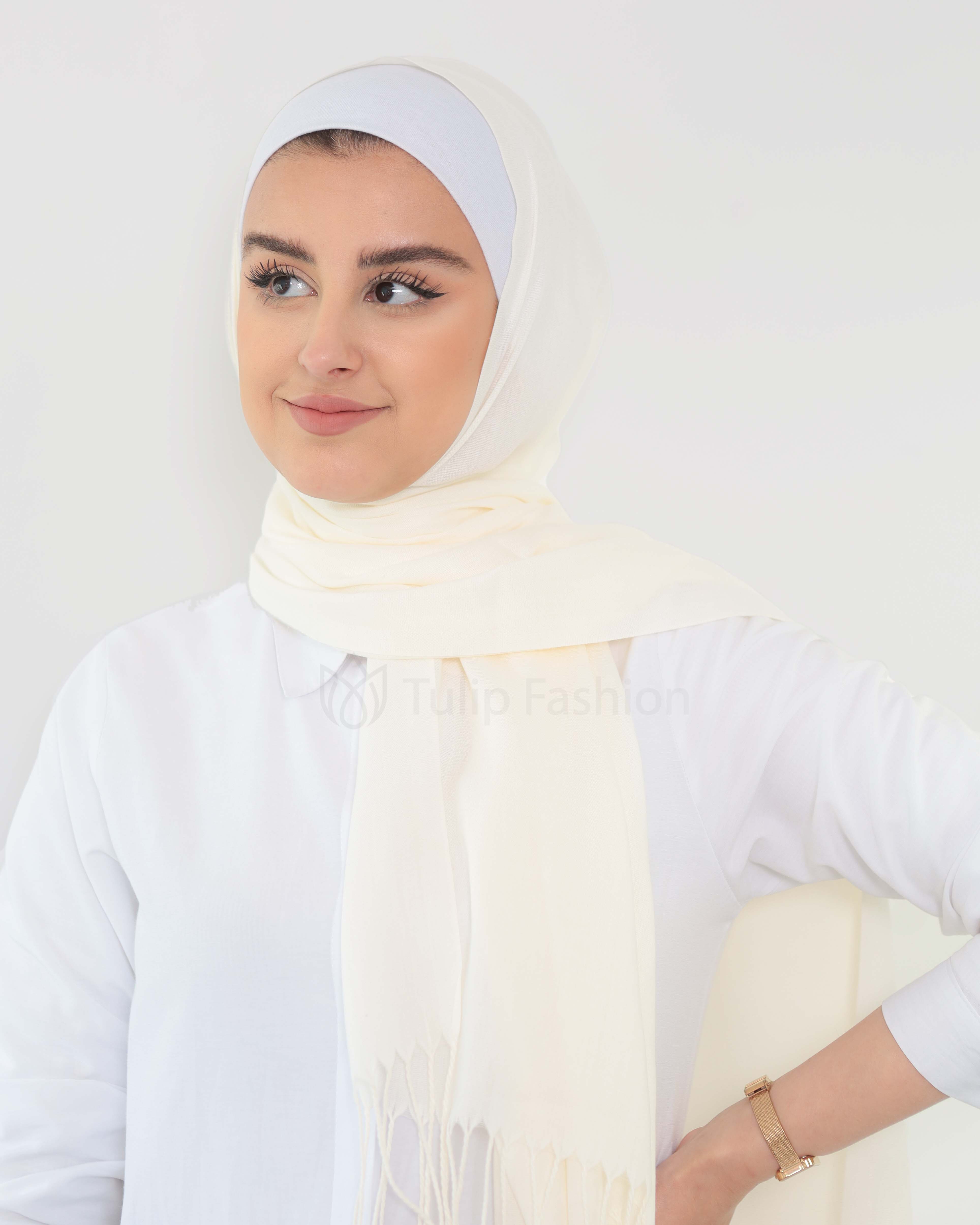 Hijab - Pashmina - Off-White