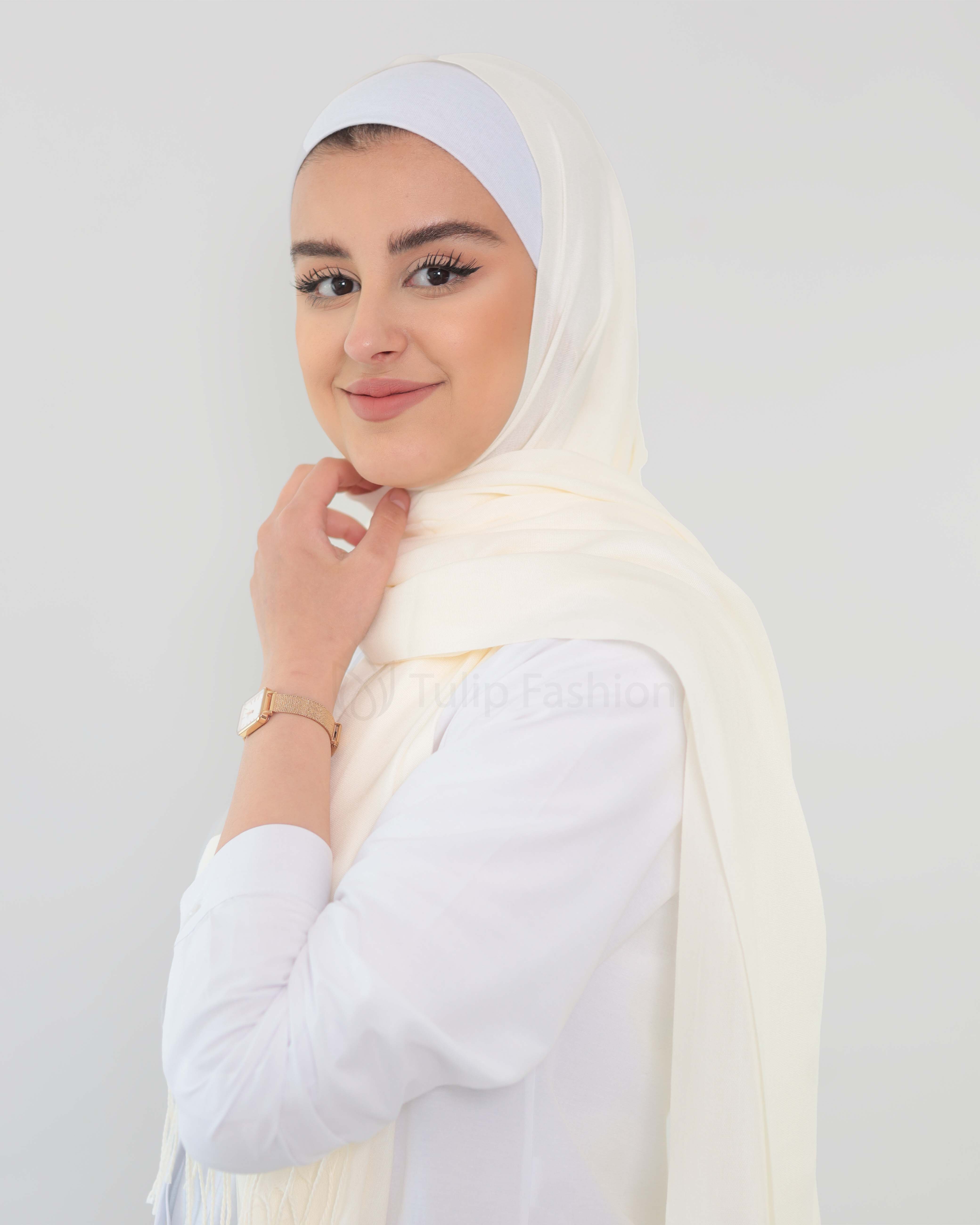 Hijab - Pashmina - Off-White - 2