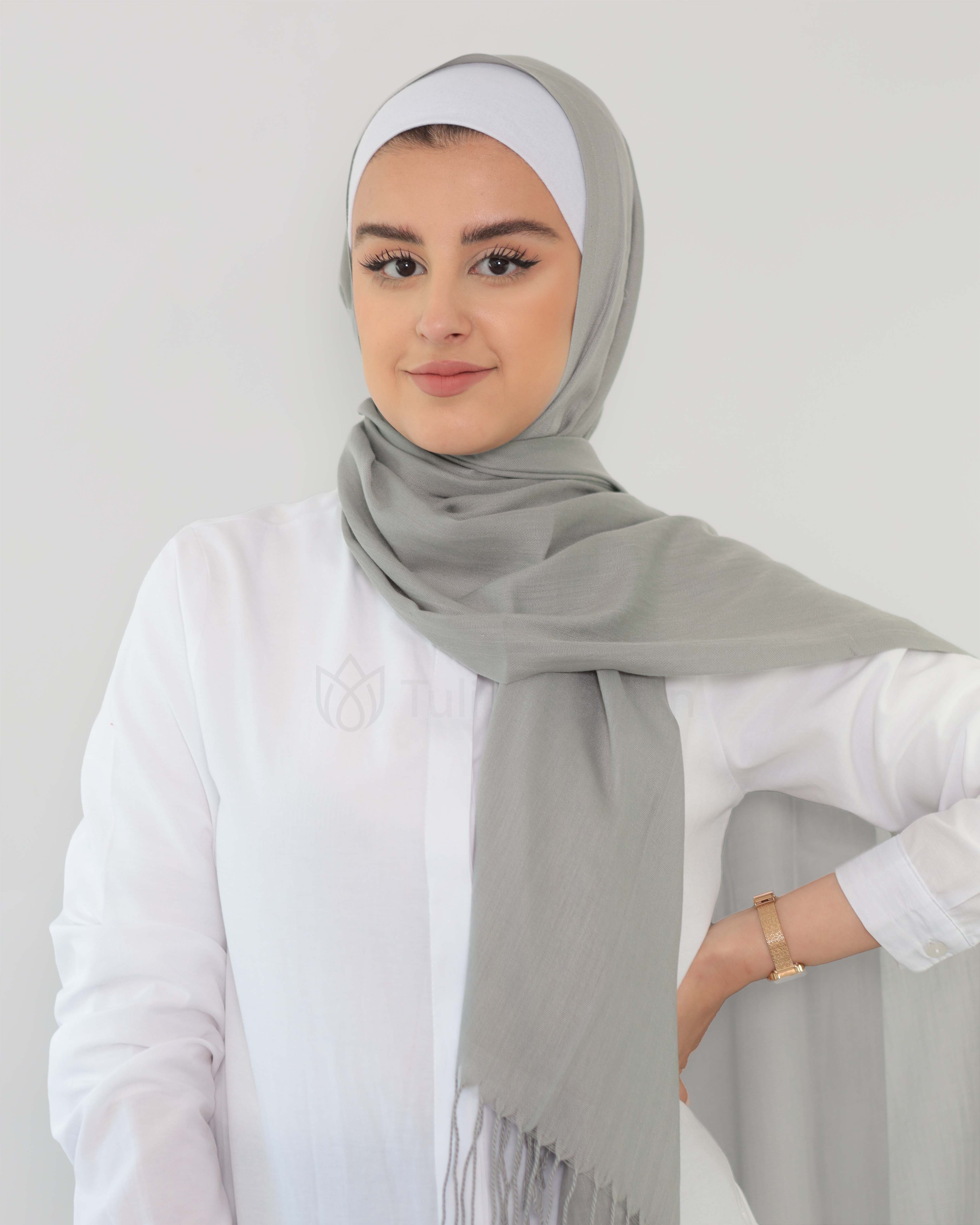 Hijab - Pashmina - Gray
