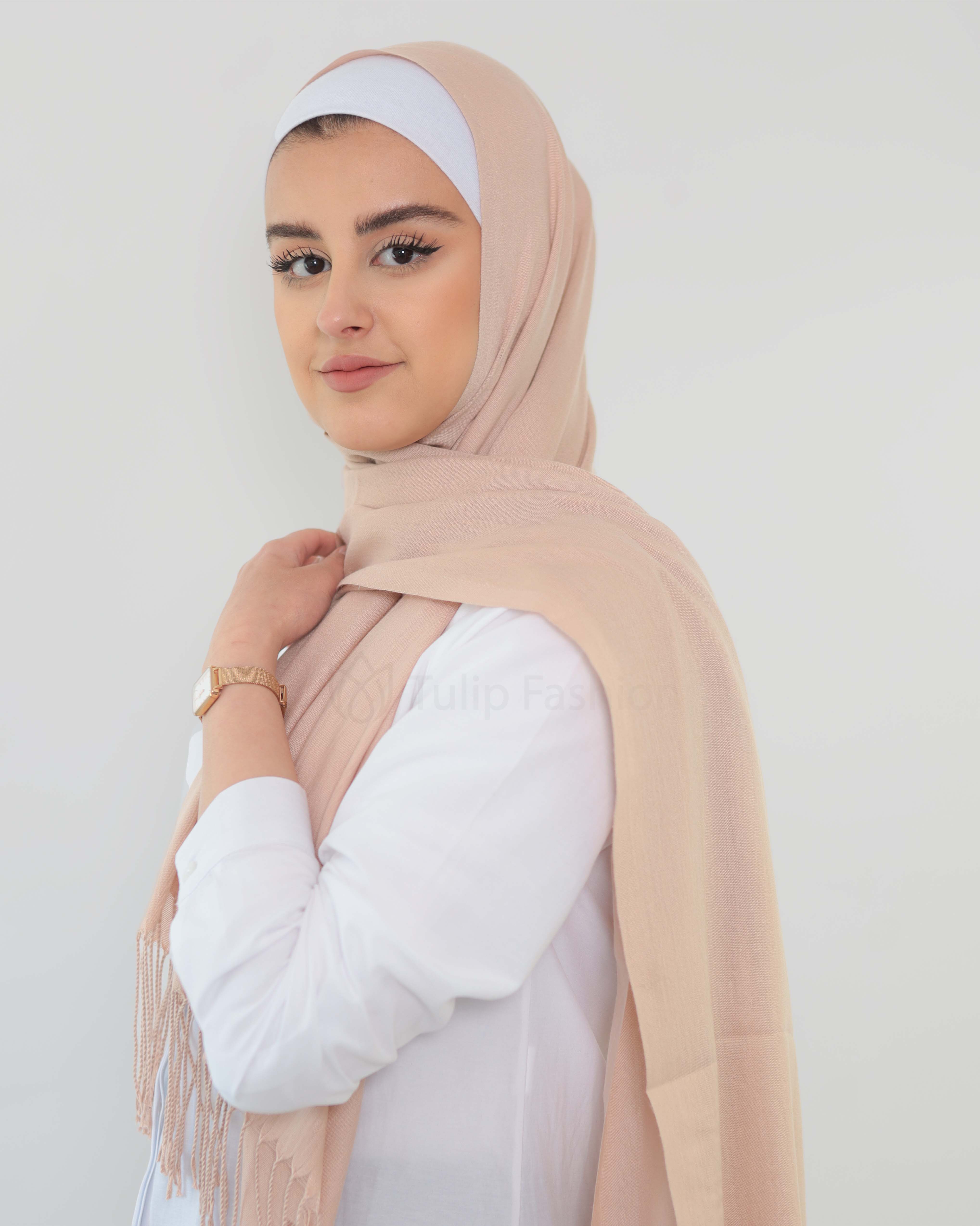 Hijab - Pashmina - Nude-Beige - 2
