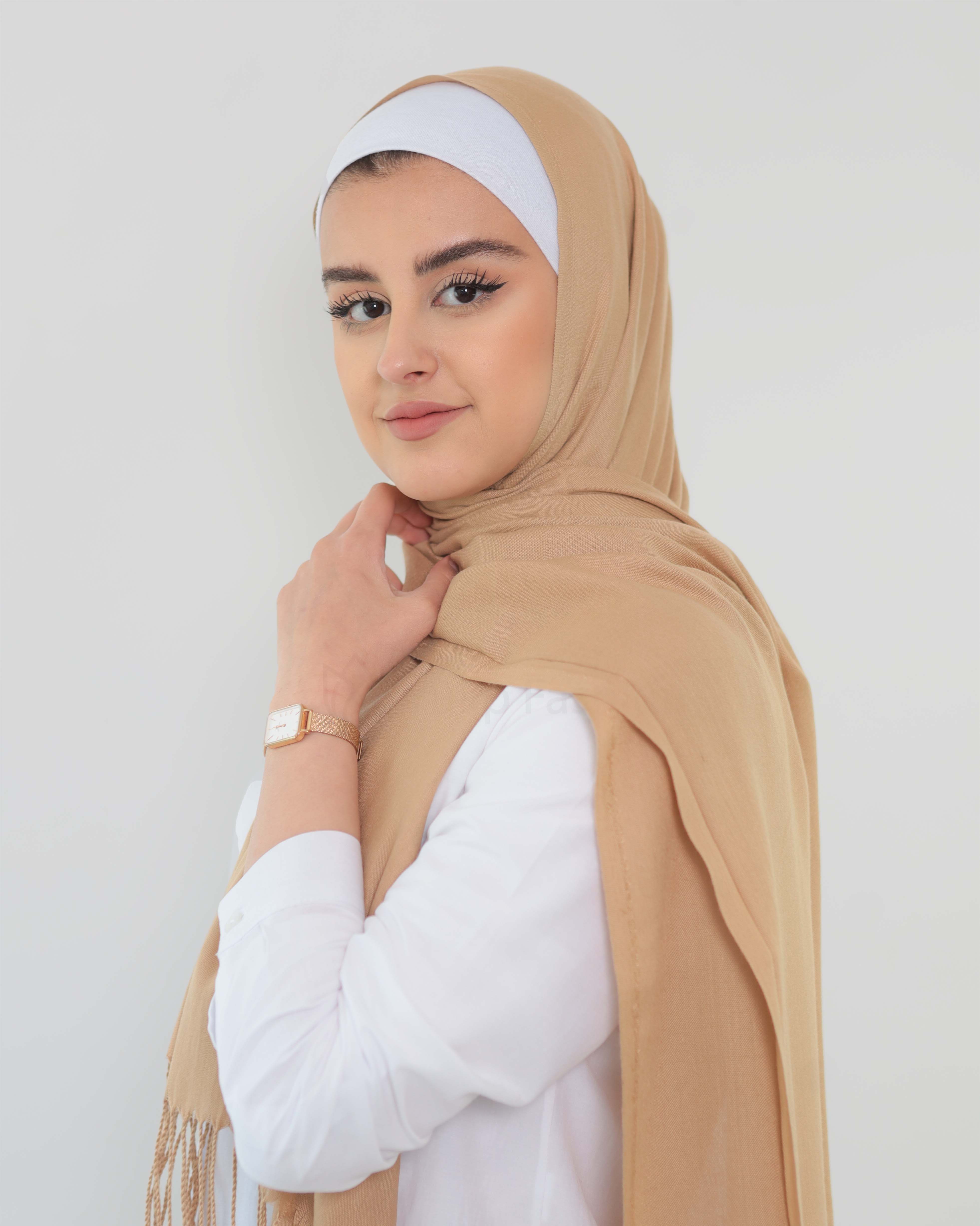 Hijab - Pashmina - Kamelbeige - 2