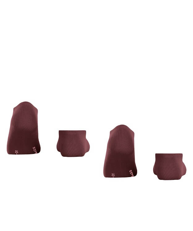  2 Pack Esprit Wine Ankle Socks Eco - 2