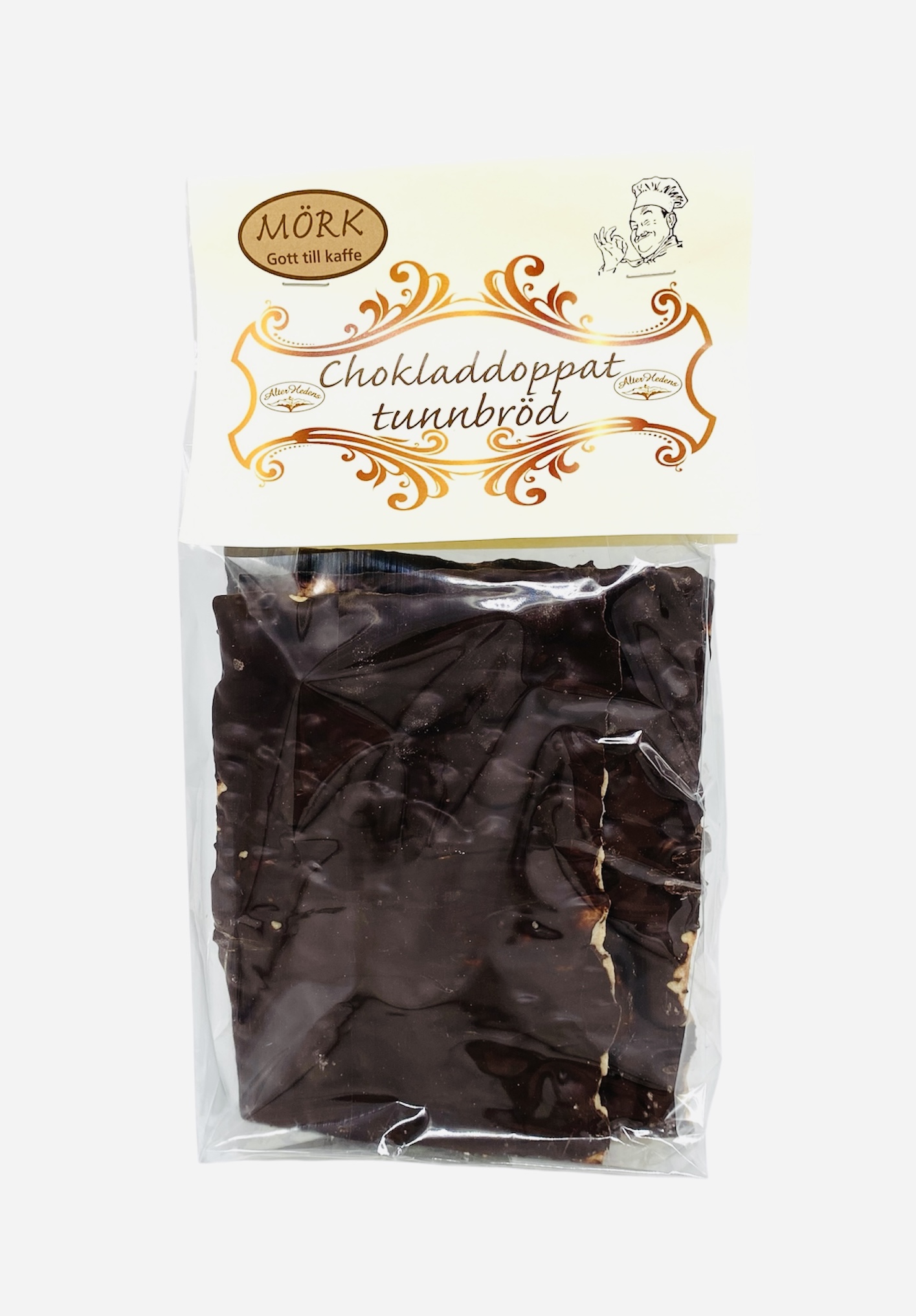 Chokladdoppat Tunnbröd - Mörk choklad