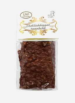 Chokladdoppat Tunnbröd - Ljus choklad