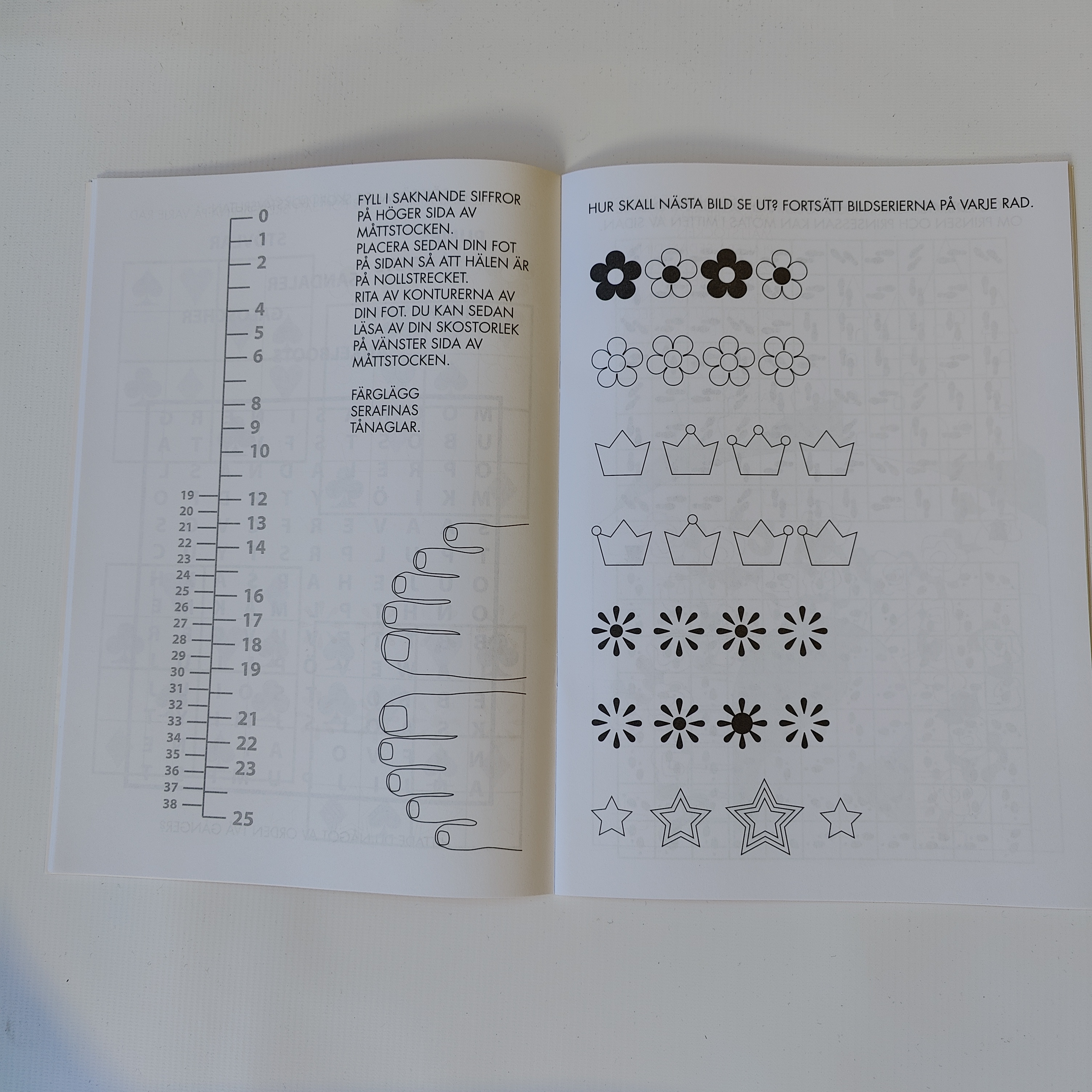 Pysselbok för små prinsessor, arts and craft book for small princesses 48 pages - 3