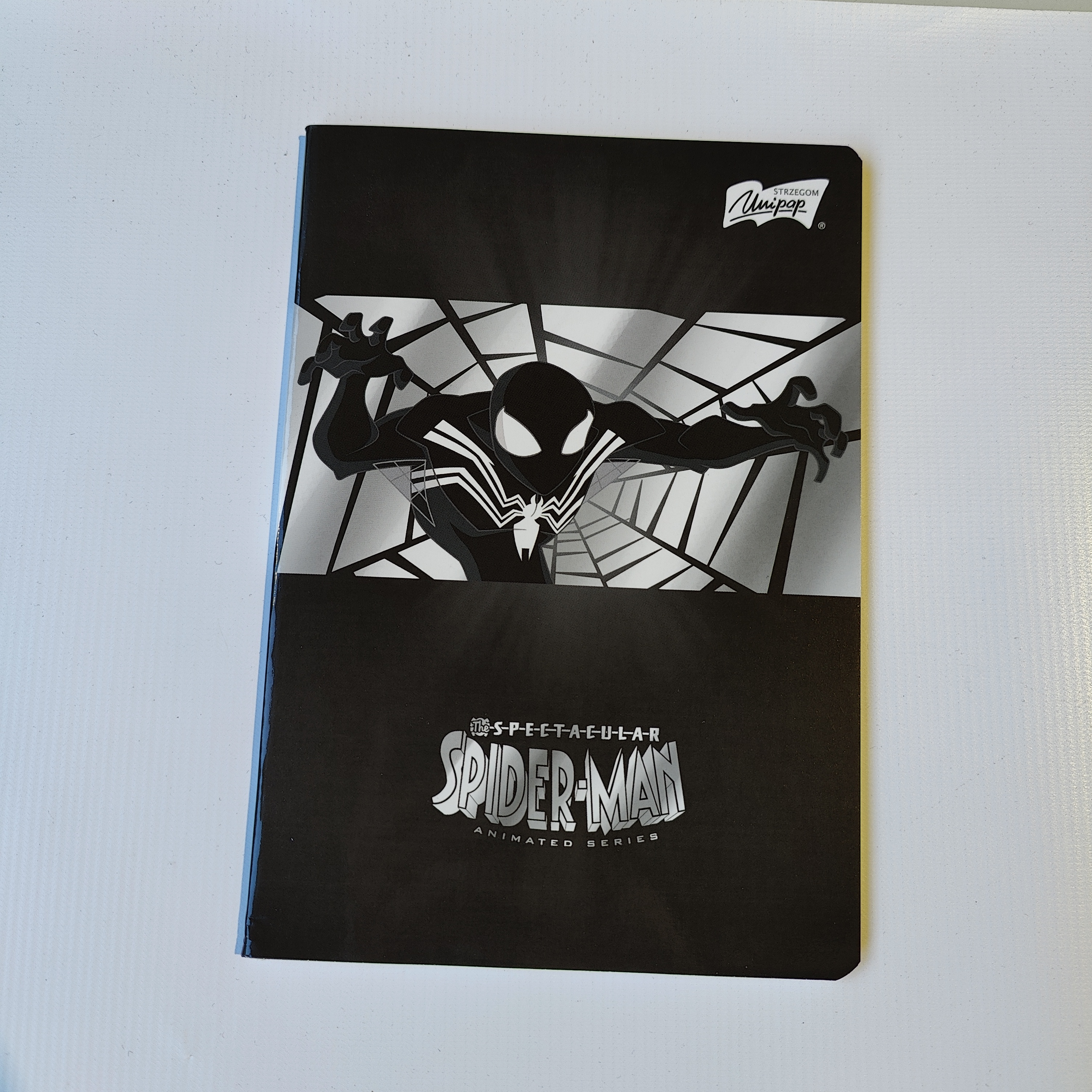 The Spectacular Spiderman notebook black and white