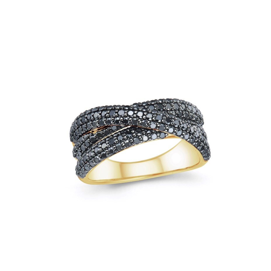 TRIPLE BRILLIANT CUT PAVÉ BLACK - 2