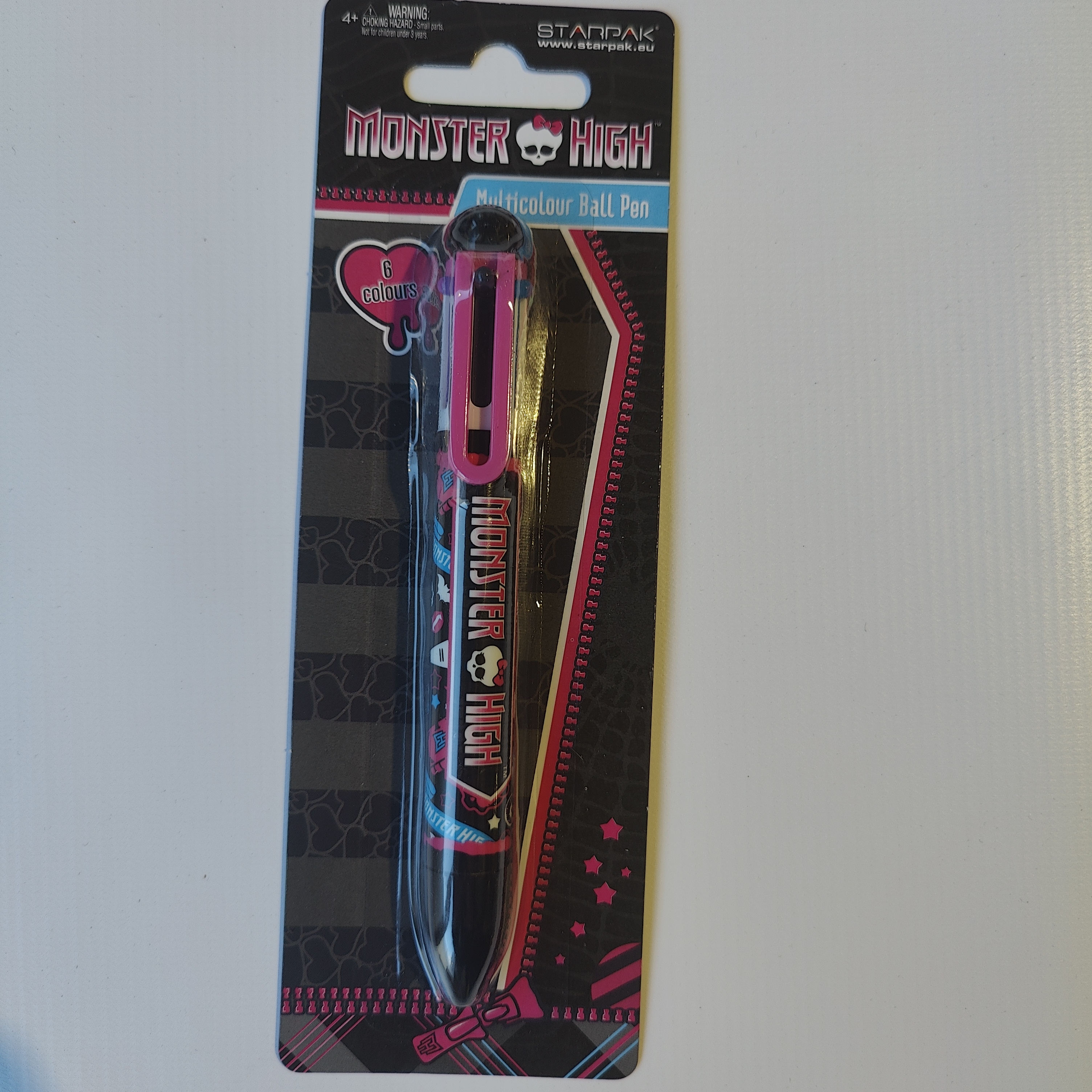 Monster High Multicolor Ball pen 6 colors