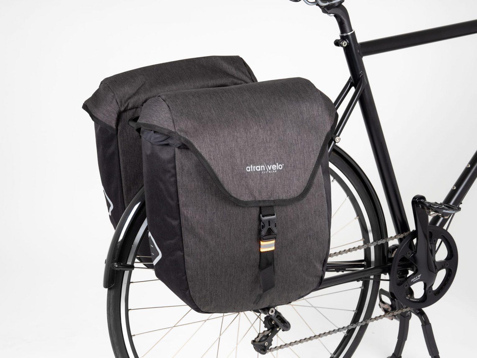 Atran Velo ZAP Side Panniers, Grå - 3