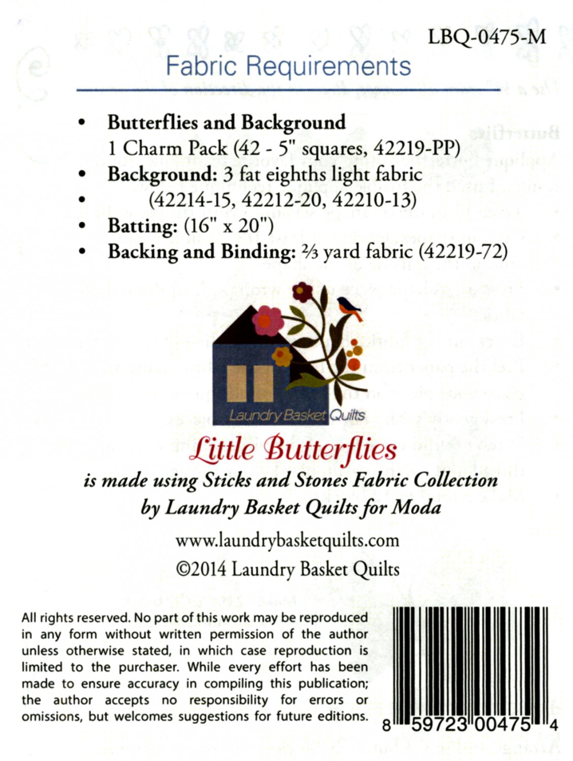 Mönster Little Butterflies - 2