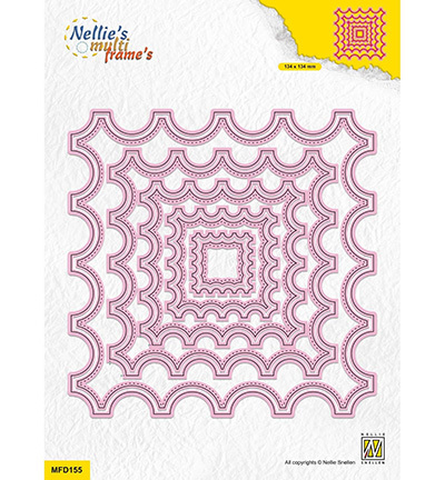 Multi Frame Die Square 5pieces