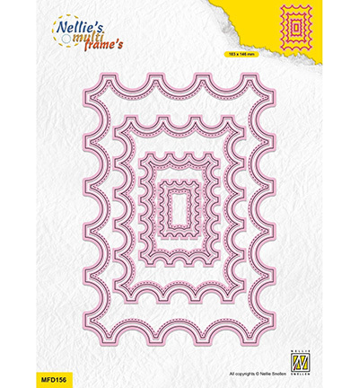 Multi Frame Die Rectangle 5pieces