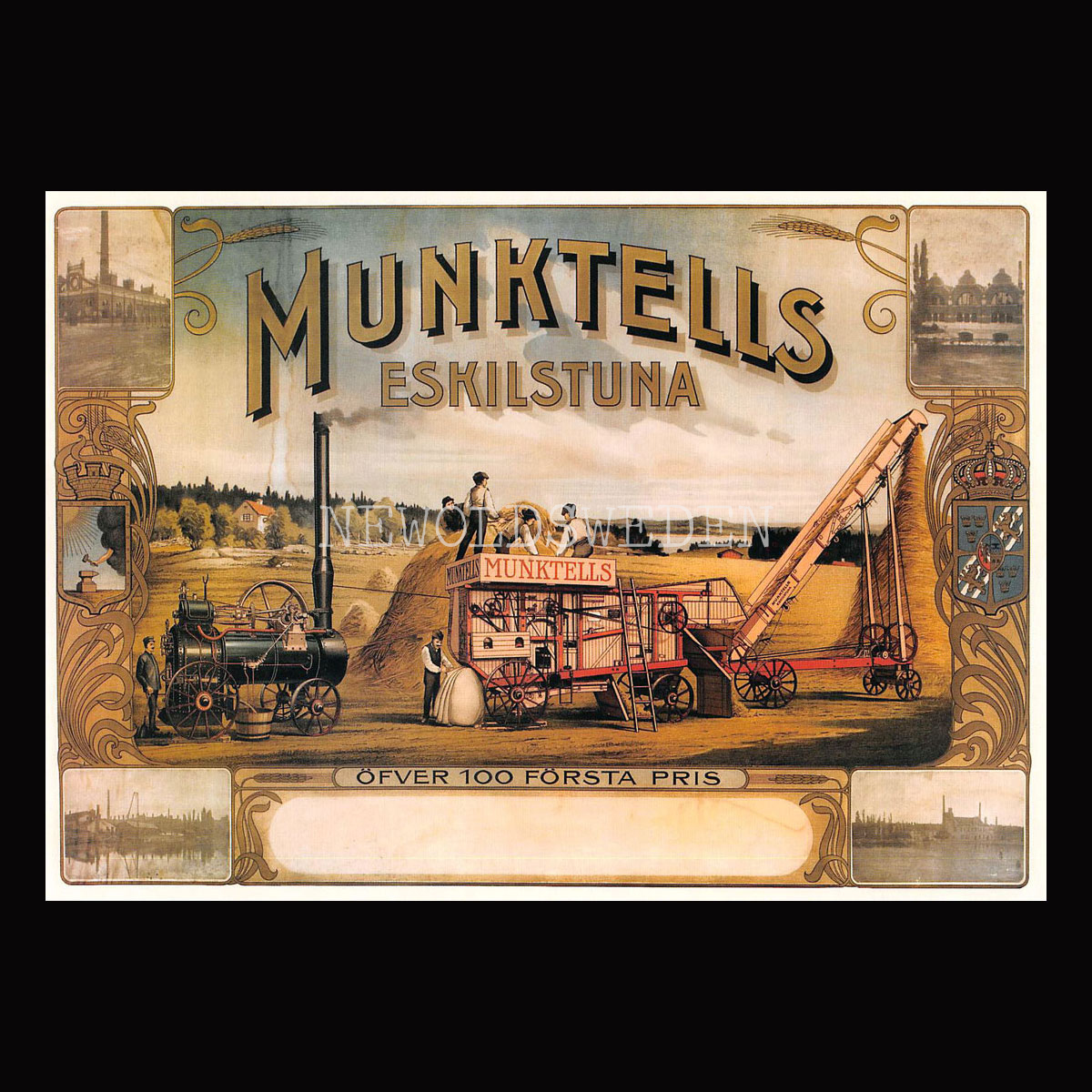 MUNKTELLS ESKILSTUNA - Vykort A5