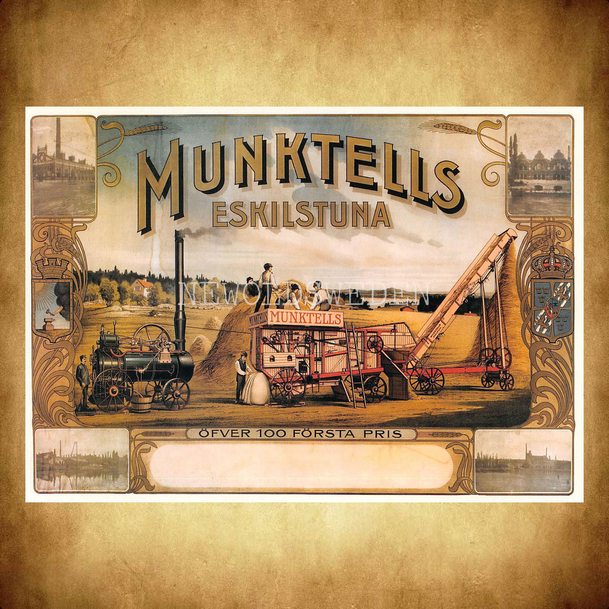 MUNKTELLS ESKILSTUNA - Vykort A5 - 2