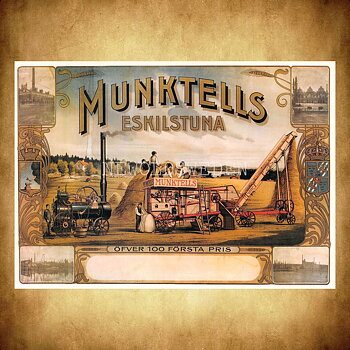 MUNKTELLS ESKILSTUNA - Vykort A5