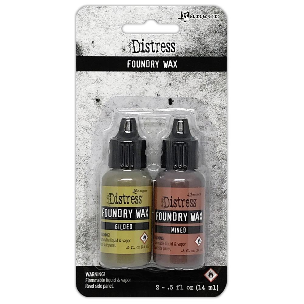 Tim Holtz Distress Foundry Wax Kit  Gilded/Mined