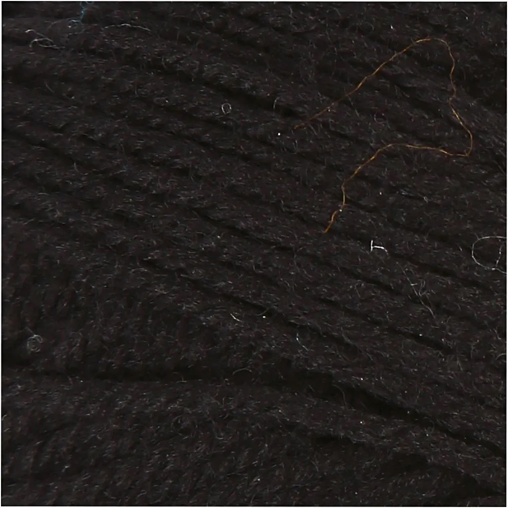 Babygarn, svart, 172m, 50g - 2