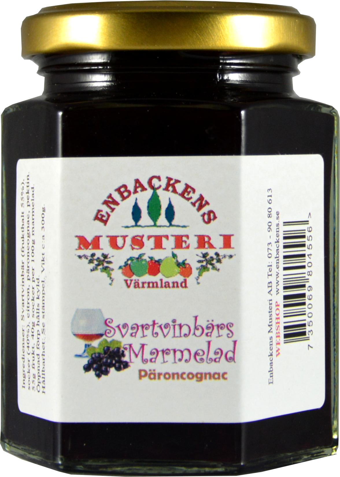 Marmelad SvartVinbär 300g