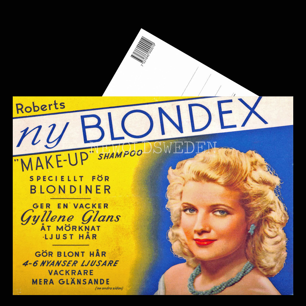 Roberts ny BLONDEX -MAKE-UP SCAMPOO - Vykort A5 - 3