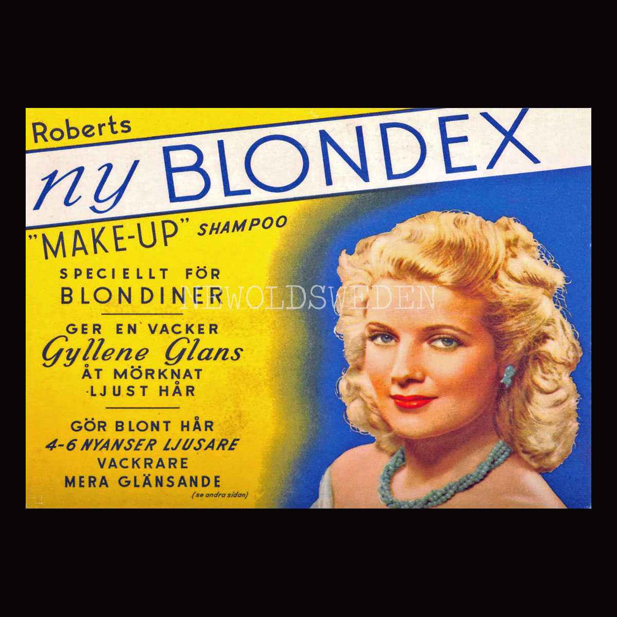 Roberts ny BLONDEX -MAKE-UP SCAMPOO - Vykort A5