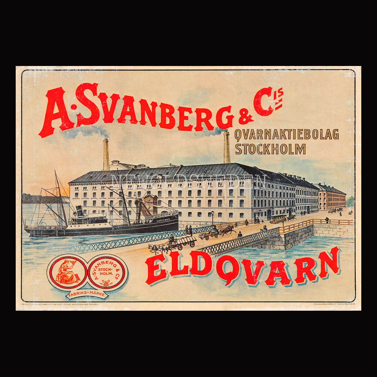A SVANBERG ELDQVARN STOCKHOLM - Vykort A5