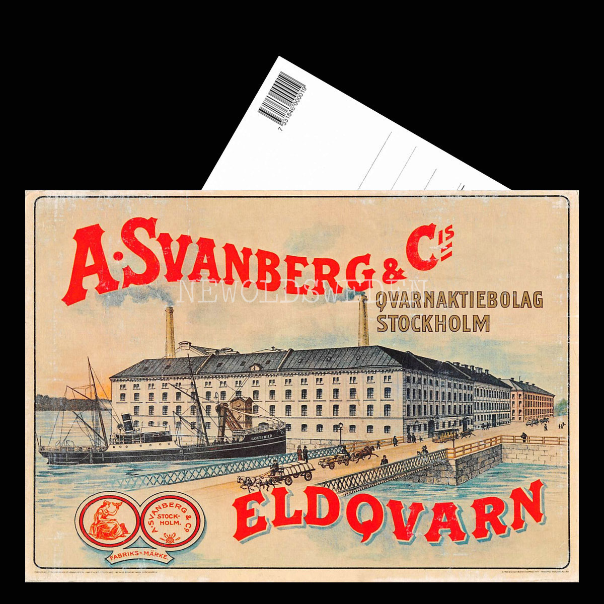 A SVANBERG ELDQVARN STOCKHOLM - Vykort A5 - 3