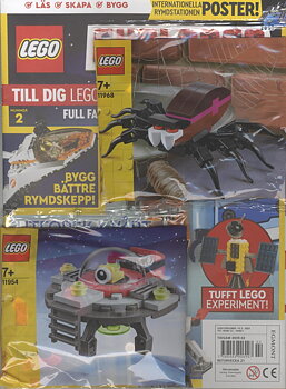 Lego Explorer nr 2 2023, LEGO Rymdfarkost + spindel!